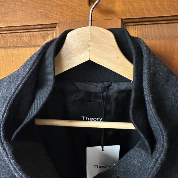 Theory Clinton Melton Men's Gray Wool Jacket Size XL Brand New!! - Picture 11 of 12